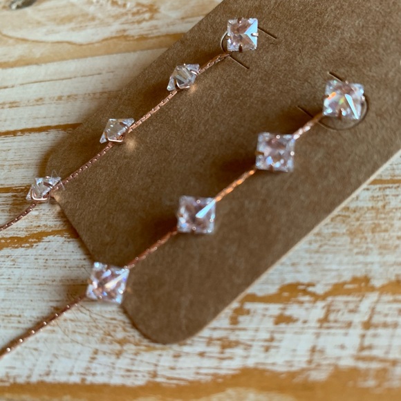 Crystal Drop Earrings - Picture 1 of 5